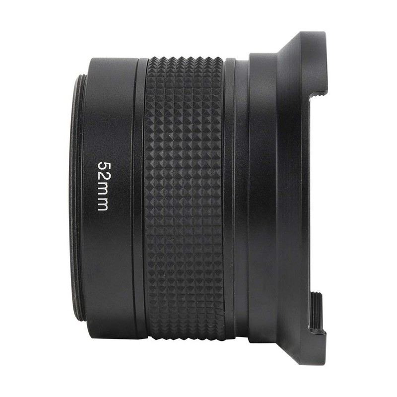 52mm 0.35X Wide Angle Fisheye Lens with Lens Caps Storage