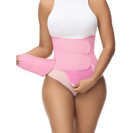 SHAPSHE Waist Trainer for Women Postpartum Recovery Wrap Waist Cincher Corset Shapewear Belly Band