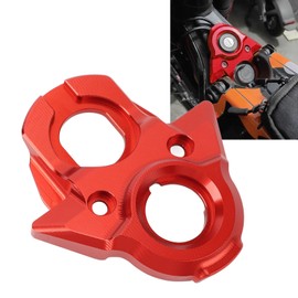 Surron Ignition Key Switch Cover, Light Bee X S Central Control Cover CNC Aluminum Alloy Ignition Lock Cylinder Cover(Red)