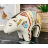 Native Tribe American Aztec Hopi Indian Style Black Bear Totem