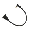 DP Female to Mini DP Male Cable Double Hole Lockable