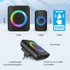 TECKNET Wireless Doorbell, Wireless Doorbell Set, 400 m Range, IP65