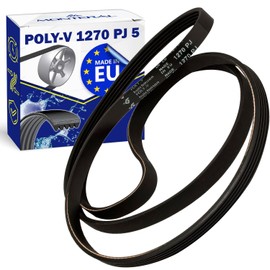 Washing Machine Belt Poly-V 1270 PJ 5 with the Original Code C00142181 C00027206 for Indesit for Ariston 482000026103 for Whirlpool - MADE IN EU - Warranty 10 Years – MONTERAL
