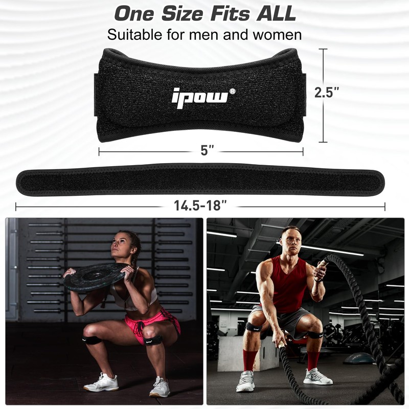 Knee Strap Grey