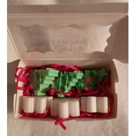 Homemade Handmade Decorative Christmas Tree &Snowflake  Soaps for your home or gifting
