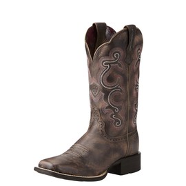 ARIRC Womens Quickdraw Western Boot Tack Room Chocolate 7.5