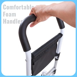 Walking Cane, Body Recovery Aid Tool (5.2lb), Enhanced Stability and Anti-Slip, Up to 300lb, Height Adjustable 28.3-36.2in, Suitable for Elderly Handicap or Pregnant Women, etc