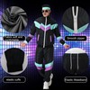 80s Track Suit for Men Women 90s Retro Windbreaker Suit