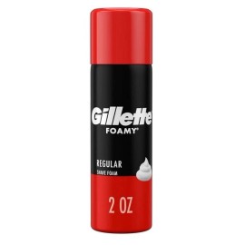 Gillette Foamy Regular Shaving Foam, 2 oz, Free Shipping