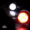 2X LEDSide Marker Lights Elbow Rubber Outline Rear Trailer Truck