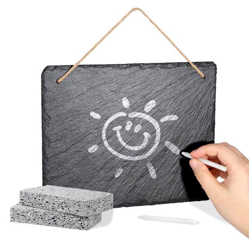 Slate Board for Writing on and Hanging, 25 x 20