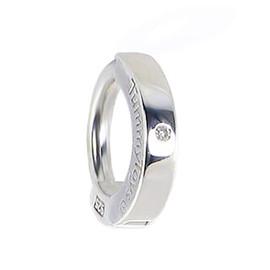 Natural Diamond Navel Ring Belly Button by TummyToys | Solid Sterling Silver Body Jewelry | 14G | Made in the USA