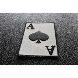 Ivamis Ace Of Spades Novelty Iron on Patch- 2x3 inch - P3357