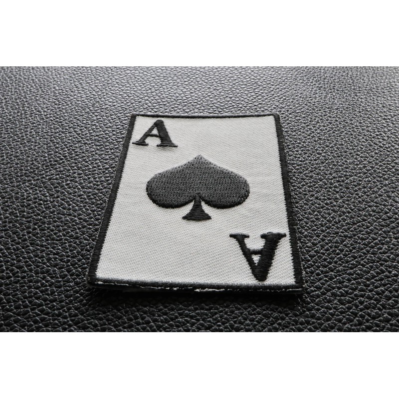 Ivamis Ace Of Spades Novelty Iron on Patch- 2x3 inch
