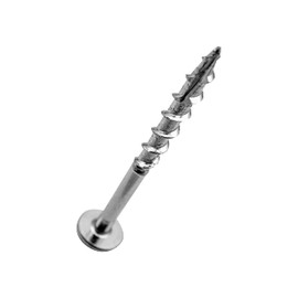 Milescraft 5204 Wood Pocket Hole Screws - #7 x 1-1/2" Washer Head with Coarse Thread (100pc.), Torx Drive Self-Tapping, for Indoor Use