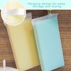 Individually Wrapped Sponge, Kitchen Dishwashing Sponge Multi-Purpose Mesh Net Scouring