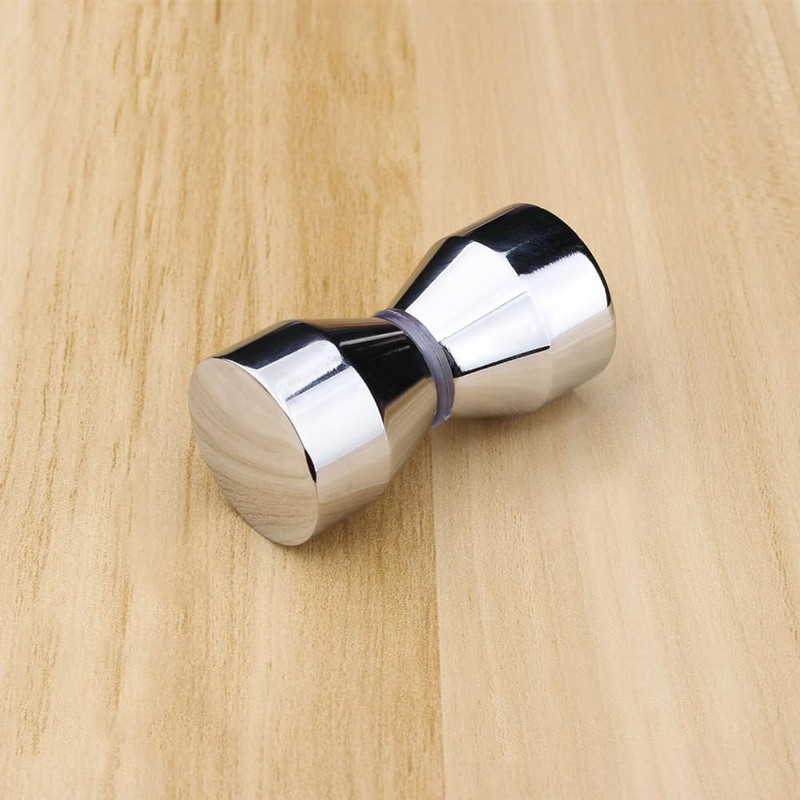 YIDELAI-Glass Door Handle, 2.4 inch Aluminum Alloy Single Hole Handle,