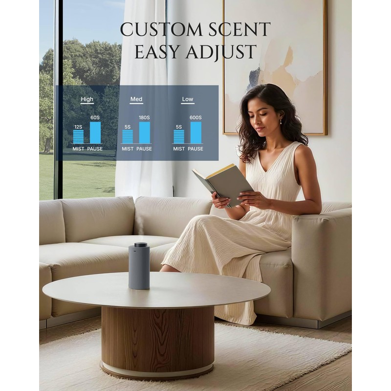 AROMADD AROMADD 2026 Upgraded Smart Aroma Diffuser, 20ml Capacity Up