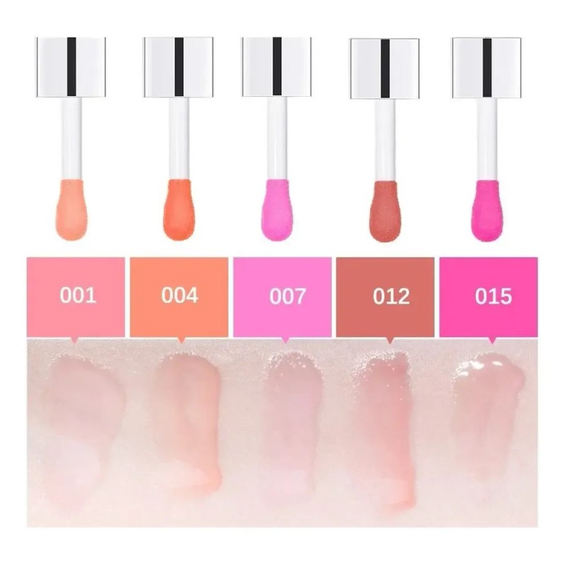 Brillo Labial Hidratante Crystal Jelly, Paquete De 5 I