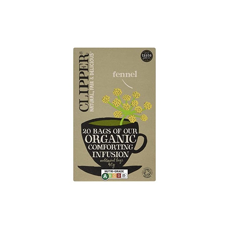 Clipper Organic Fennel Infusion, 20 x 40g Tea Bags