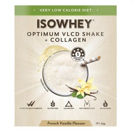 IsoWhey Optimum VLCD Shake + Collagen French Vanilla 18 x 55g