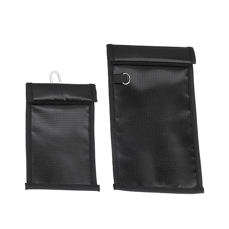 5pcs Faraday Bags Fireproof Waterproof Signal Blocking Large Prevent Tracking