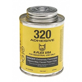 K-Flex USA Rubatex R-320 Contact Adhesive, Amber, 1 pt.