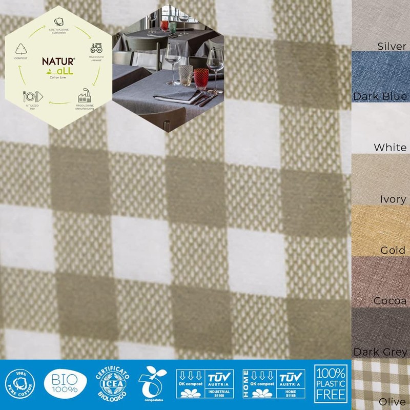 Iron Mountain NaturAll pack of 50 Biodegradable Compostable Sustainable Cotton
