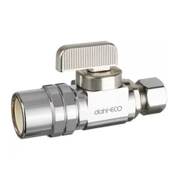 1/2 in. CPVC Inlet x 3/8 in. Compression Outlet 1/4-Turn Straight Stop 1011218825