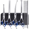 Gimars 6 in 1 Professional Dog Grooming Scissors Set with
