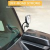 car-attention Side A-Pillar Hood Ditch Light Bar Mount Brackets For