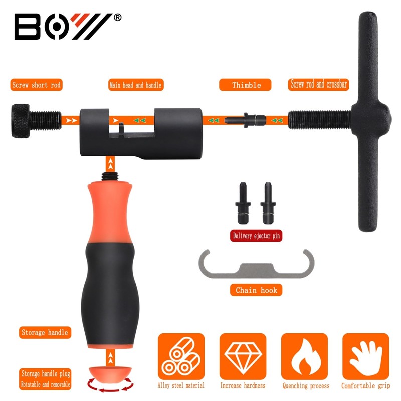 Bike Chain Breaker Tool Set, Bike Breaker Main Chain Pliers