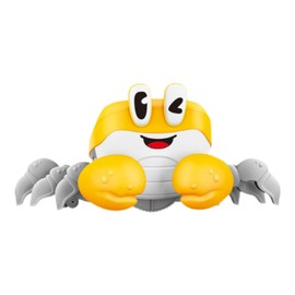 F Fityle Crawling Animal Baby Toy, Sensory Animal Realistic Adjustable Speed, Musical Crawling Toy with Music for New Year, Exercise, yellow