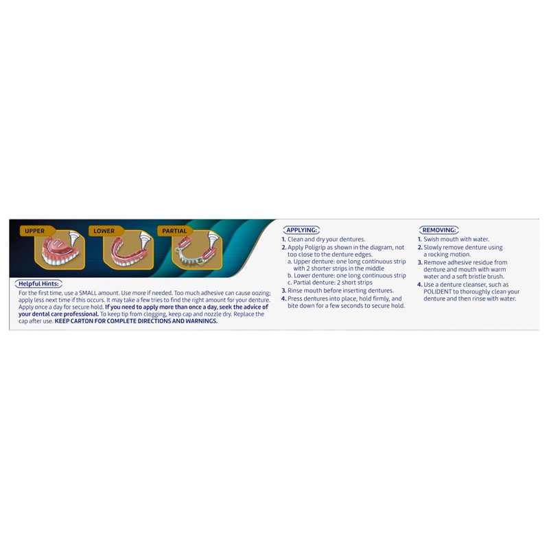Poligrip Power Max Ultimate All-in-1 Denture Adhesive Cream, Zinc Free,