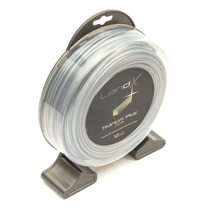 Land-X Square Strimmer Line Heavy Duty 2.4mm x 60m Titanium