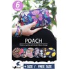 Azurte Pouch, 6 Colors, Women's, Bag-in-Bag, Multi, Small Items, Inner