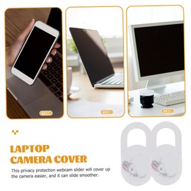 Operitacx 4Pcs Webcam Cover Slider Ultra Thin Laptop Camera Privacy Cover for Computer Tablet and Smartphone Easy to Use Compatible with Devices