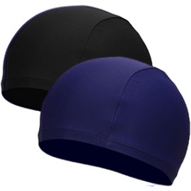 LeTradeJP Swim Cap, Swimming Cap, Pool Hat, Swimming Cap, Men's, Women's, Adults, Fashionable, Stretchable, Super Breathable, Fit, Good Elasticity, Long Hair, Loose Size, UV Protection, Swimming Cap,