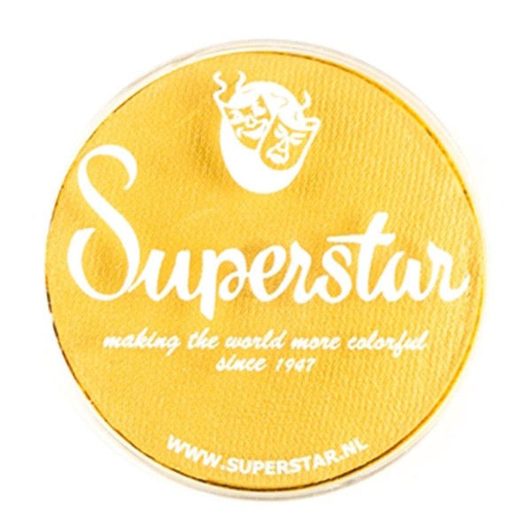 Superstar Shimmer Face Paint - Interferenz Yellow Shimmer 132, Hypoallergenic,