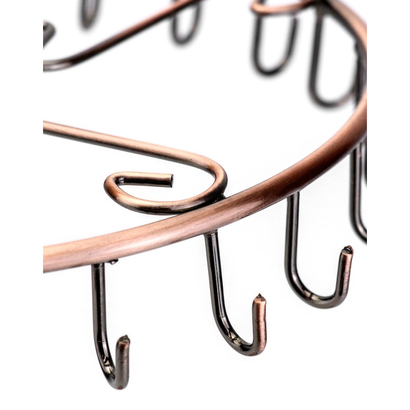 QWORK® Spinning Jewelry Tree Display Stand, Jewelry Organizer with 23