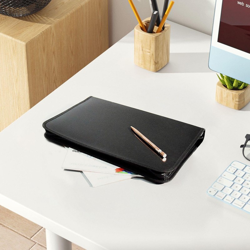 1 x Briefcase with 13 Compartments, Receipt Bag with Double-Sided