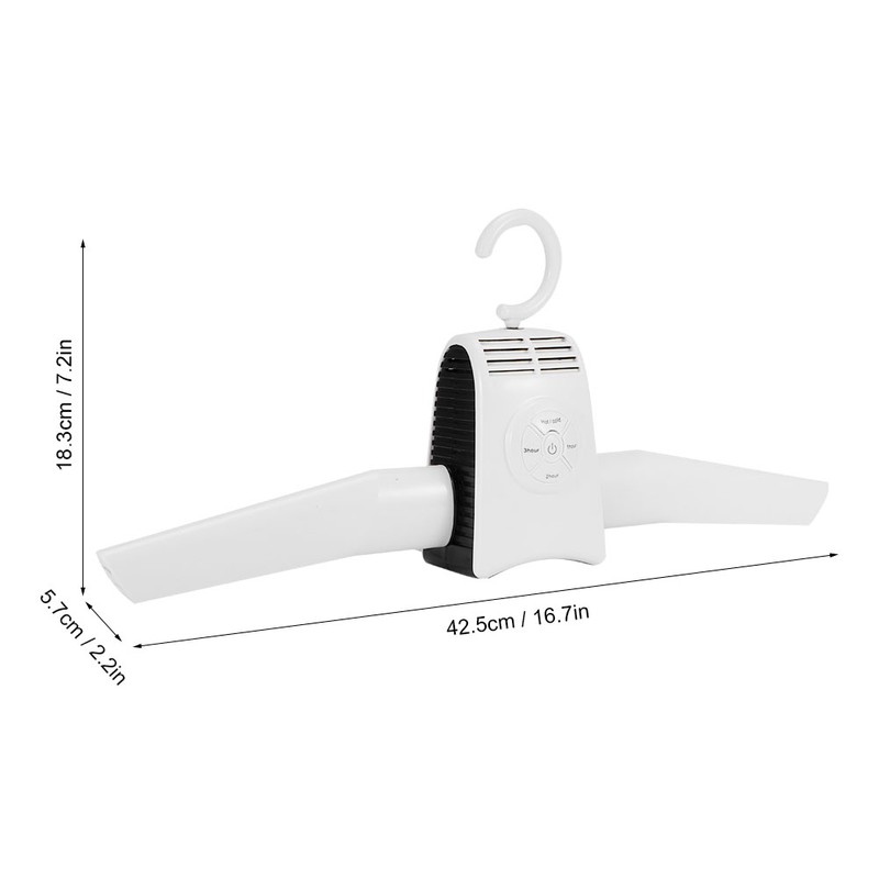 Portable Electric Clothes Drying Rack Folding Laundry Shoes Dryer Hanger