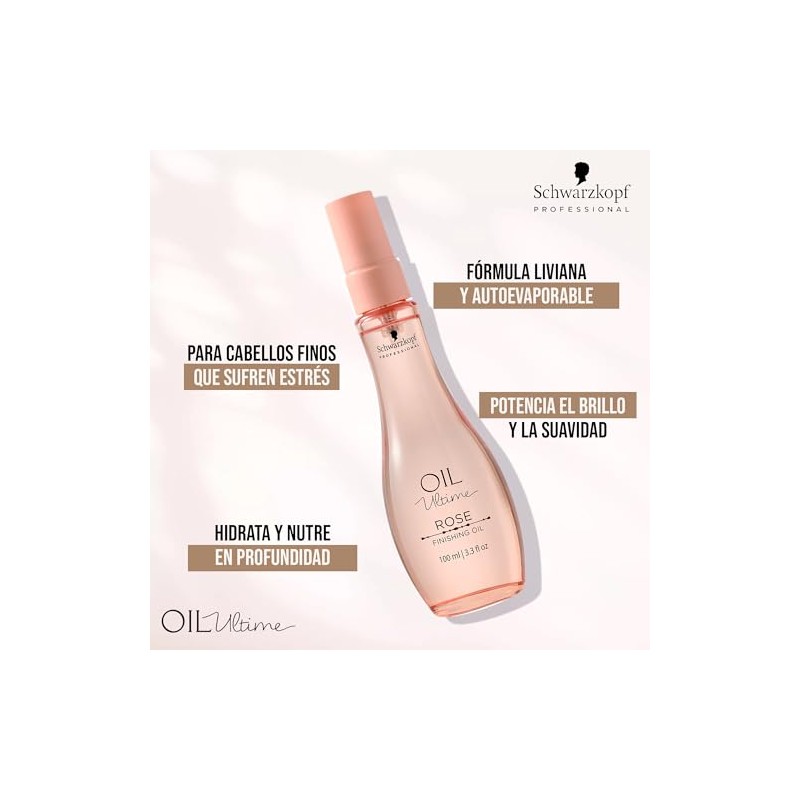 Schwarzkopf Professional - Oil Ultime Aceite de Rosa 100 ml,