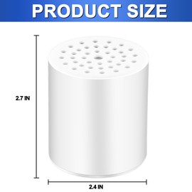 4 Pack 15 Stage Shower Filter Replacement Cartridge Filter with Vitamin C Shower Head Replacement for Hard Water by Cenipar