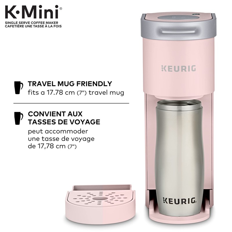 Keurig K-Mini Single Serve K-Cup Pod Coffee Maker, Featuring An
