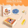Wooden Feeding Toy Montessori Pretend Play Food Set for Kids