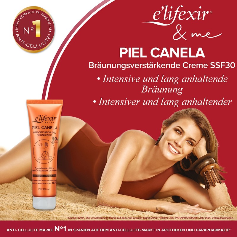 E'LIFEXIR PIEL CANELA Tanning Cream - Self Tanning Face Tanning