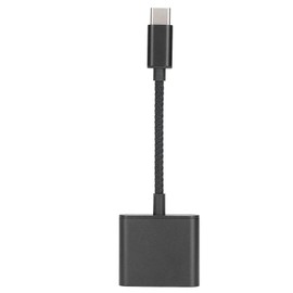 2 in 1 Type C to Type C Audio Adapter Type C to AUX Jack with USB C PD 60W Fast Charging Adapter