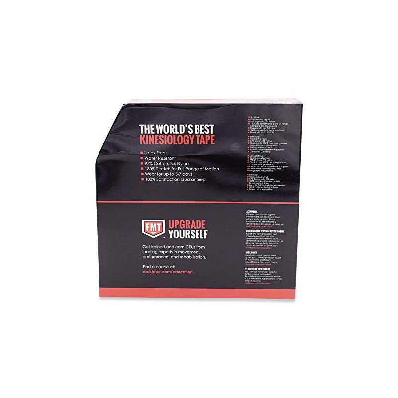 RockTape H2O Logo negro 5 x 5 m