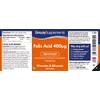 Folic Acid (Vitamin B9) 400mcg | 360 Tablets = Up
